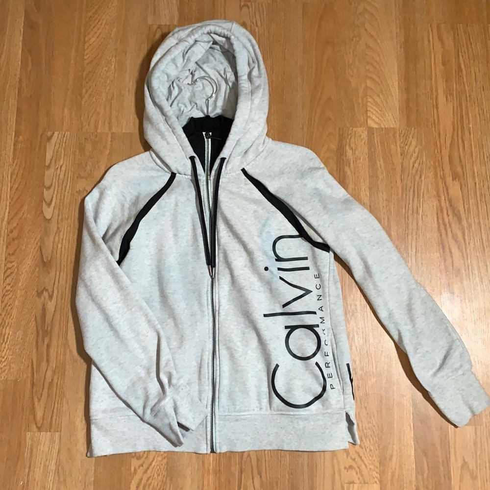 Calvin Klein zip up hoodie in a size Medium